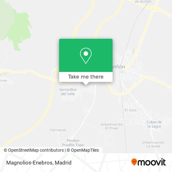Magnolios-Enebros map