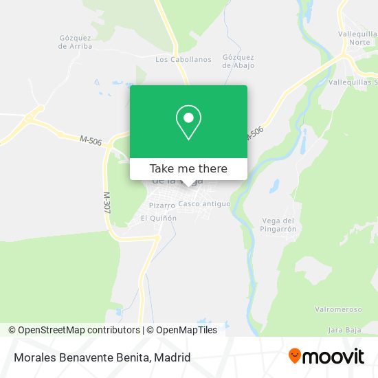 mapa Morales Benavente Benita