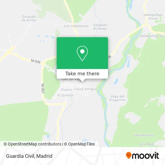 Guardia Civil map