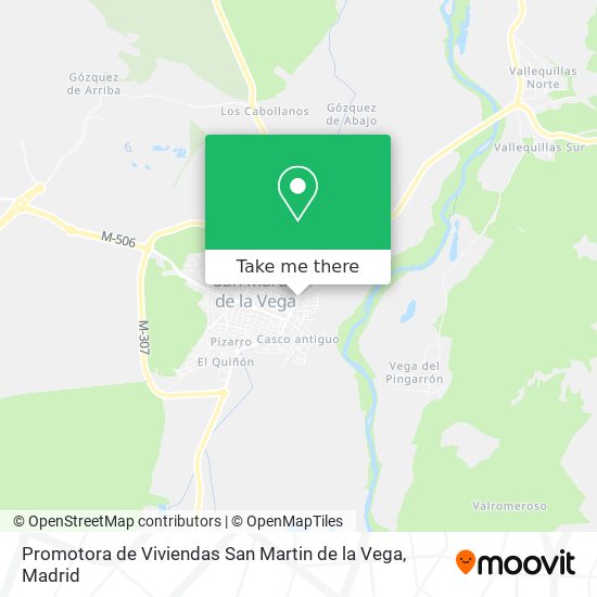 Promotora de Viviendas San Martin de la Vega map