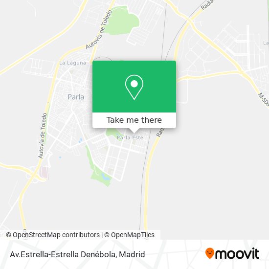 mapa Av.Estrella-Estrella Denébola