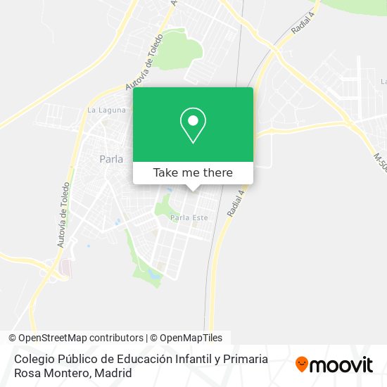 Colegio Público de Educación Infantil y Primaria Rosa Montero map