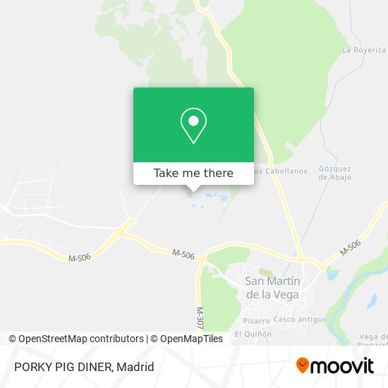 PORKY PIG DINER map