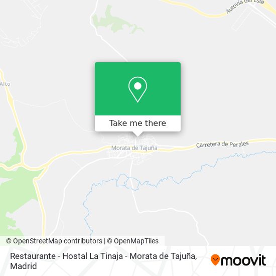 Restaurante - Hostal La Tinaja - Morata de Tajuña map