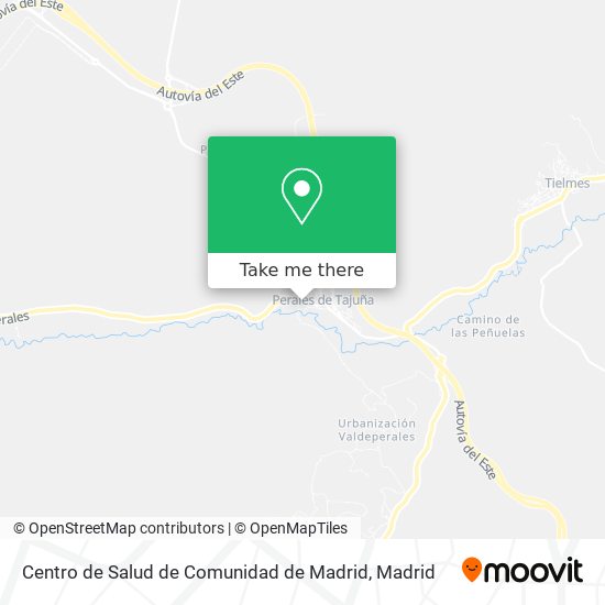 Centro de Salud de Comunidad de Madrid map