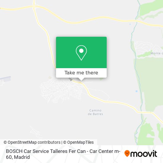 BOSCH Car Service Talleres Fer Can - Car Center m-60 map