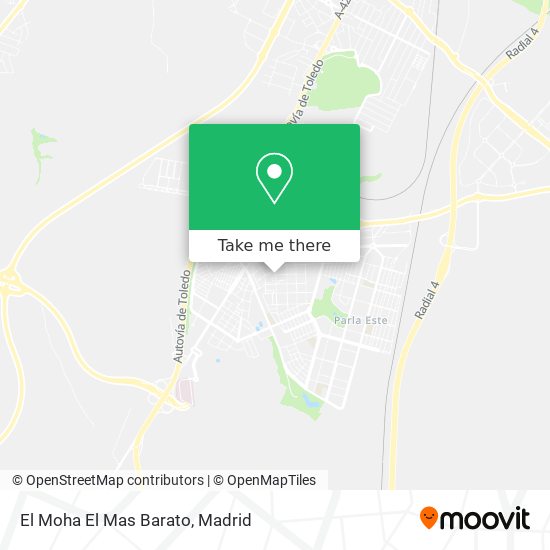 El Moha El Mas Barato map