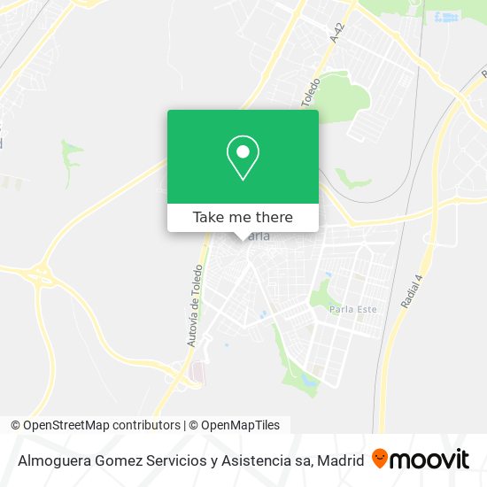 Almoguera Gomez Servicios y Asistencia sa map