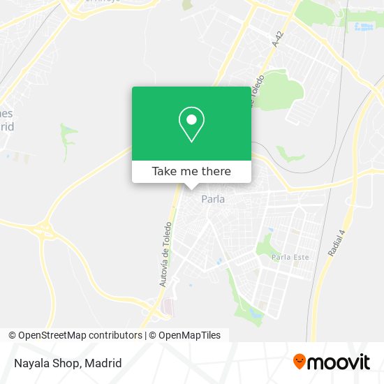 Nayala Shop map