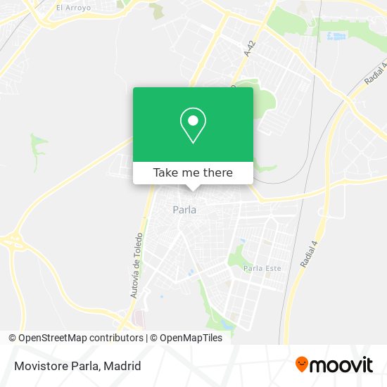 Movistore Parla map