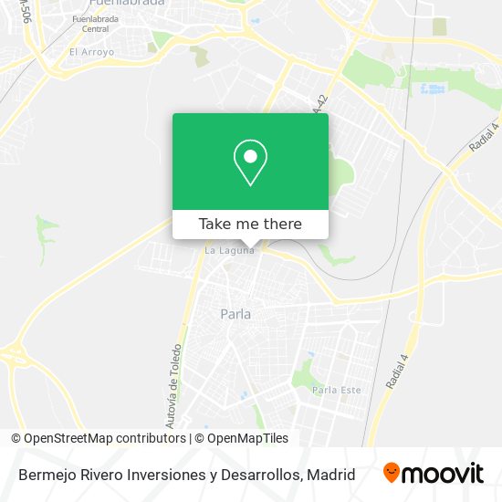 Bermejo Rivero Inversiones y Desarrollos map