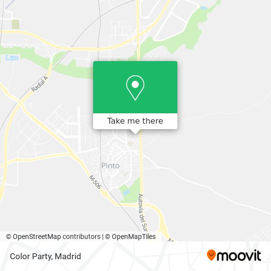 Color Party map