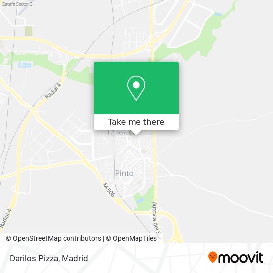 Darilos Pizza map