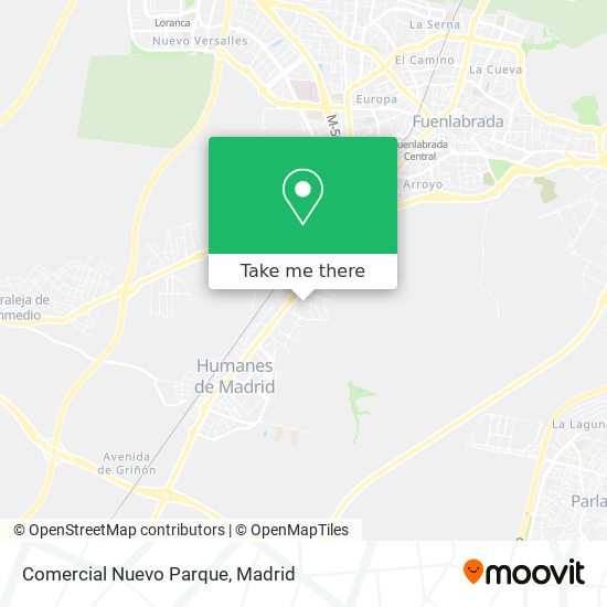 mapa Comercial Nuevo Parque