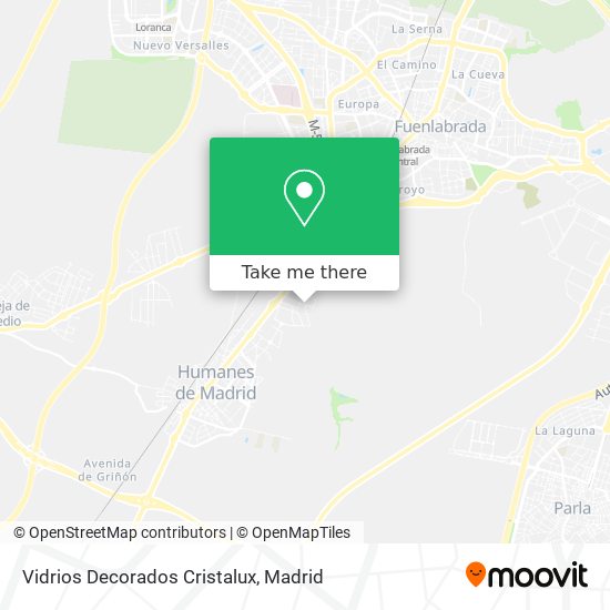 Vidrios Decorados Cristalux map