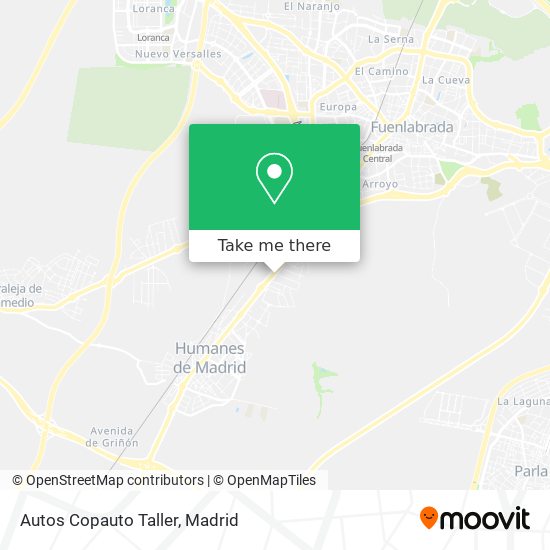 Autos Copauto Taller map