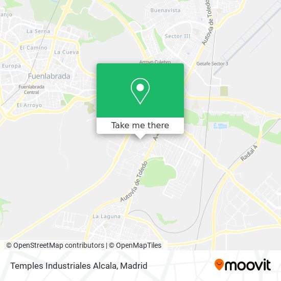 Temples Industriales Alcala map