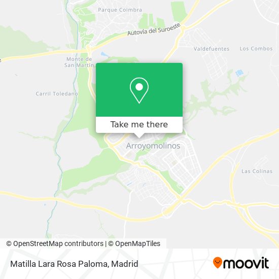 Matilla Lara Rosa Paloma map