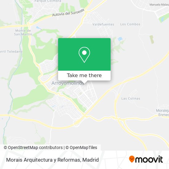 Morais Arquitectura y Reformas map