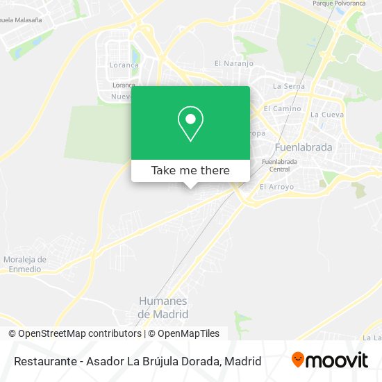 mapa Restaurante - Asador La Brújula Dorada