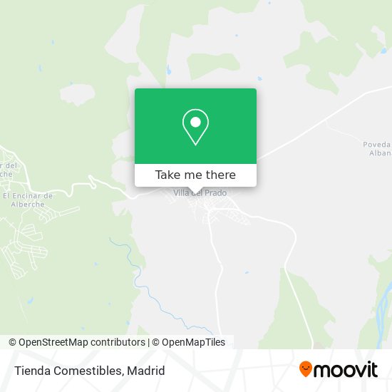 Tienda Comestibles map