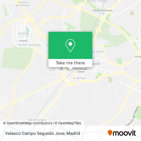 mapa Velasco Campo Segundo Jose