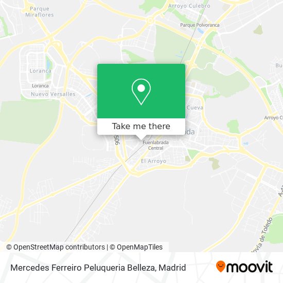 mapa Mercedes Ferreiro Peluqueria Belleza