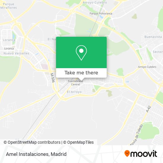 Amel Instalaciones map