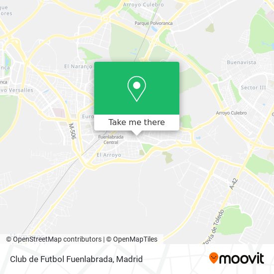 Club de Futbol Fuenlabrada map