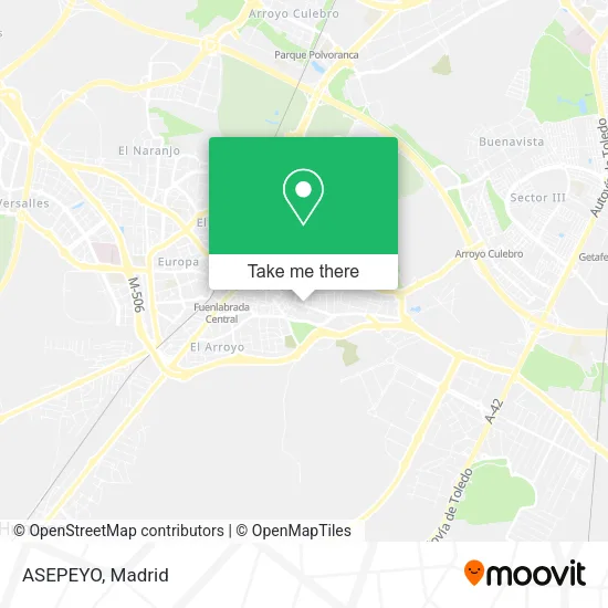 mapa ASEPEYO