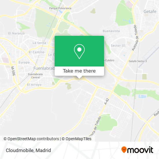 mapa Cloudmobile