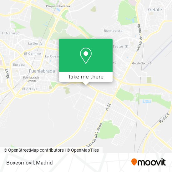 Boxesmovil map