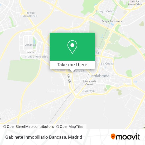 Gabinete Inmobiliario Bancasa map