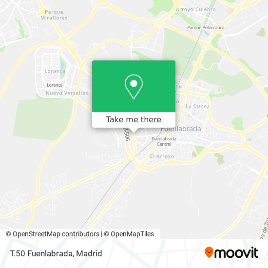 T.50 Fuenlabrada map