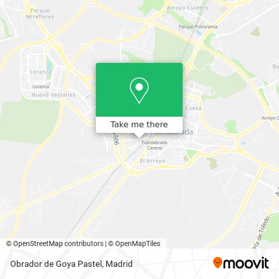 mapa Obrador de Goya Pastel