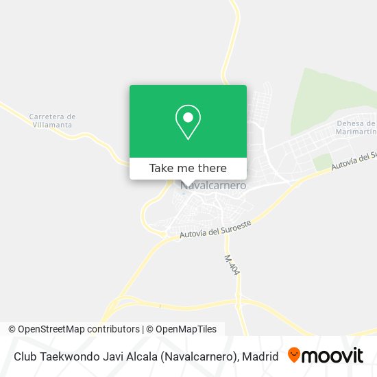 Club Taekwondo Javi Alcala (Navalcarnero) map