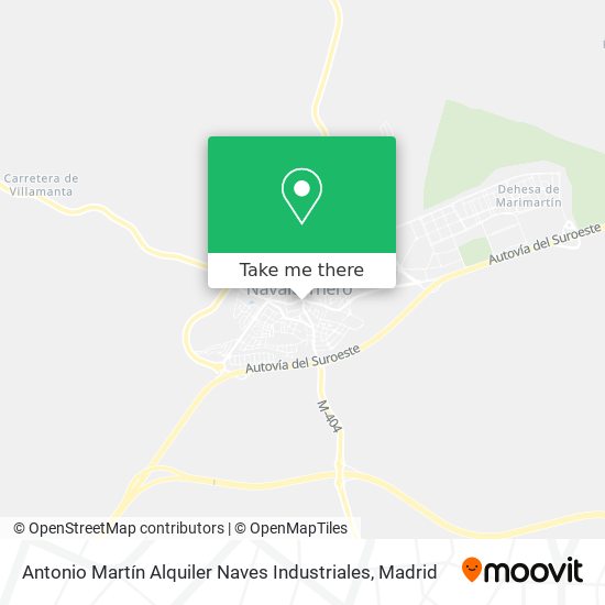 Antonio Martín Alquiler Naves Industriales map