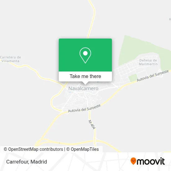 Carrefour map
