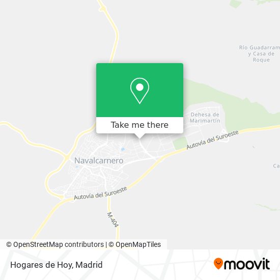 Hogares de Hoy map