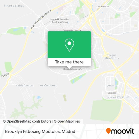 Brooklyn Fitboxing Móstoles map