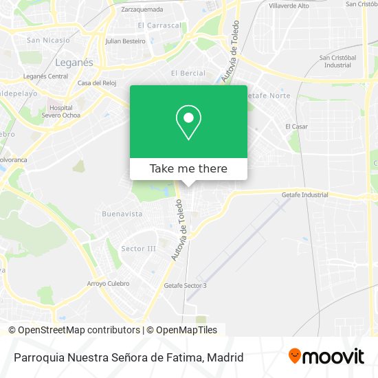 mapa Parroquia Nuestra Señora de Fatima