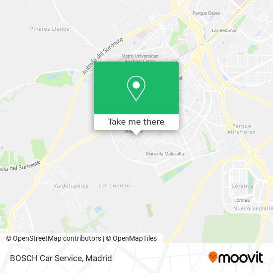 BOSCH Car Service map