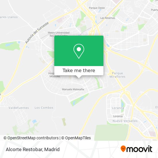 Alcorte Restobar map