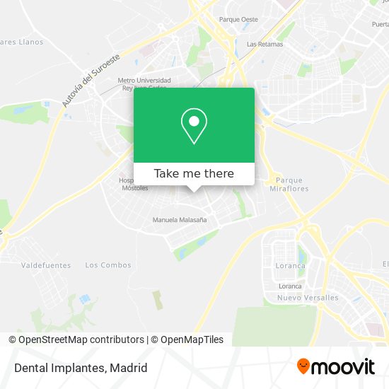 Dental Implantes map