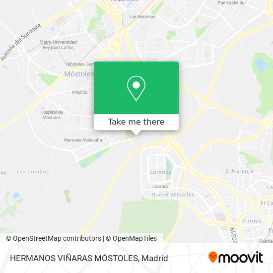 HERMANOS VIÑARAS MÓSTOLES map
