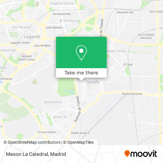 mapa Meson La Catedral