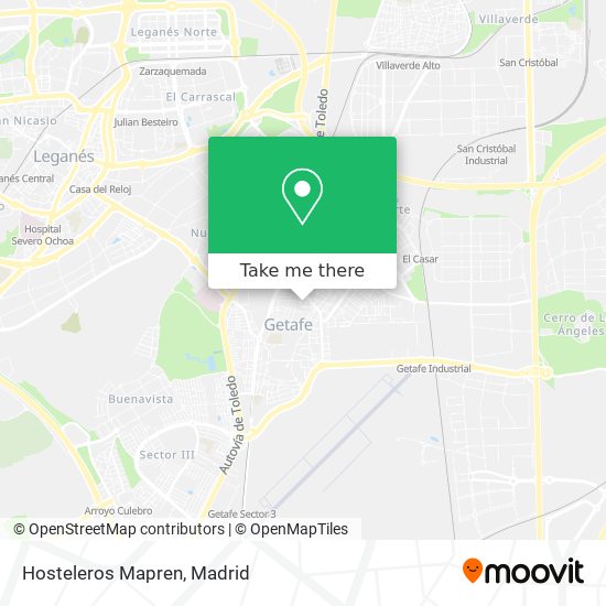 Hosteleros Mapren map