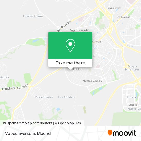 Vapeuniversum map