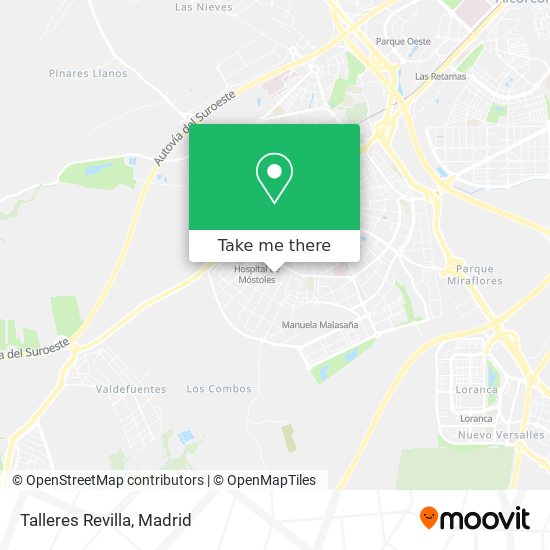 Talleres Revilla map