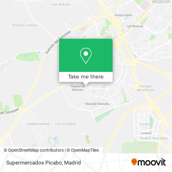 Supermercados Picabo map